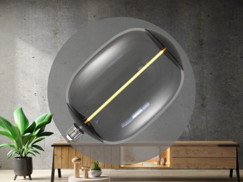 NEDES LED Filament 4W SMOKE - T178 / E27 / 1800K - ZSF102
