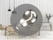NEDES LED Filament SHAPE 4W SMOKE - A60 / E27 / 1800K - ZSF104