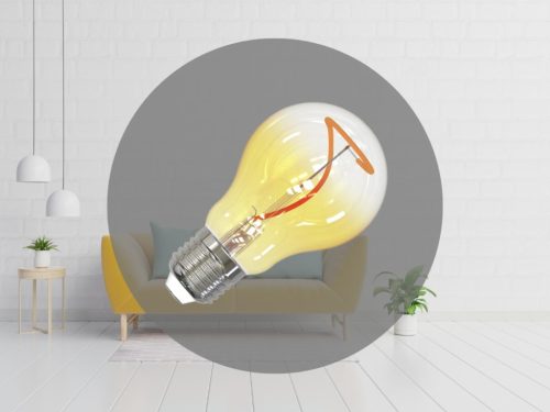 NEDES LED Filament SHAPE 4W YELLOW - A60 / E27 / 1800K - ZSF106