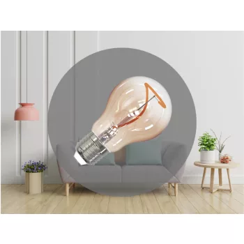   NEDES LED Filament SHAPE 4W BRAUN - A60 / E27 / 1800K - ZSF107