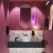 NEDES LED Filament SHAPE 5W PURPLE - T110 / E27 / 1800K - ZSF111