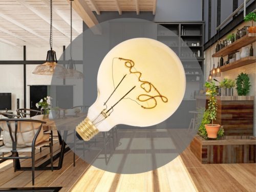 NEDES LED Filament  VINTAGE 2W LOVE - G125 / E27 / 2000K - ZSF112
