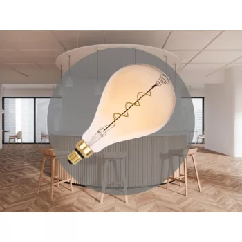   NEDES LED Filament SPIRAL 4W VINTAGE - A165 / E27 / 2000K - ZSF113