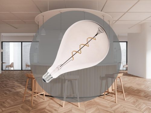 NEDES LED Filament SPIRAL 4W SMOKE - A165 / E27 / 2000K - ZSF114