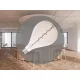 NEDES LED Filament SPIRAL 4W SMOKE - A165 / E27 / 2000K - ZSF114