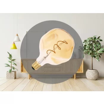   NEDES LED Filament BUMPED 4W VINTAGE - G125 / E27 / 2000K - ZSF117