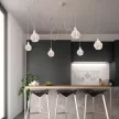 NEDES LED Filament BUMPED 4W SMOKE - G125 / E27 / 2000K - ZSF118