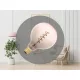 NEDES LED Filament SPIRAL 4W GREY - PINK - G125 / E27 / 2000K - ZSF123
