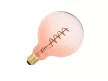 NEDES LED Filament SPIRAL 4W PINK - TRANSPARENT - G125 / E27 / 2000K - ZSF124