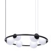 ZUMA LINE PENDANT ORBIT 5007 3XE27 BLACK/WHITE