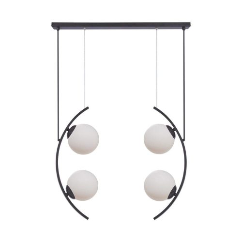 ZUMA LINE PENDANT HELIX 5016 4XE14 BLACK/WHITE