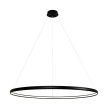 ZUMA LINE LE PENDANT CARLO 38W 4000K BLACK MATTE