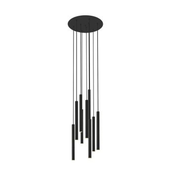 ZUMA LINE LE PENDANT LOYA 9X5W 3000K BLACK MATTE