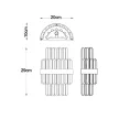 ZUMA LINE WALL LAMP CONSTANTINOPLE W0567-02A 2XG9