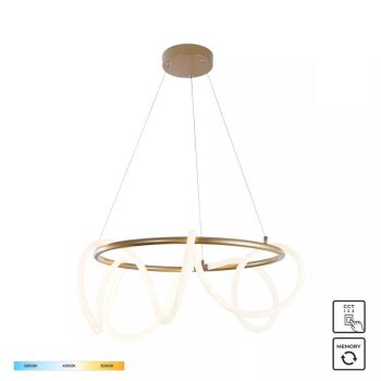 ZUMA LINE LED PENDANT BALBO 20006PL-GD 58W CCT