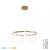 ZUMA LINE LED PENDANT BALBO 20006PL-GD 58W CCT