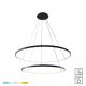 ZUMA LINE LED PENDANT BRENO 2023200-BK 60W CCT BLA