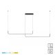 ZUMA LINE LED PENDANT RIKE 2023199-BK 40W CCT BL