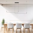 ZUMA LINE LED PENDANT RIKE 2023199-BK 40W CCT BL