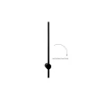 ZUMA LINE WALL LAMP TROY W90477-60BK 8W 4000K BL