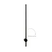 ZUMA LINE WALL LAMP TROY W90477-90BK 12W 4000K BL