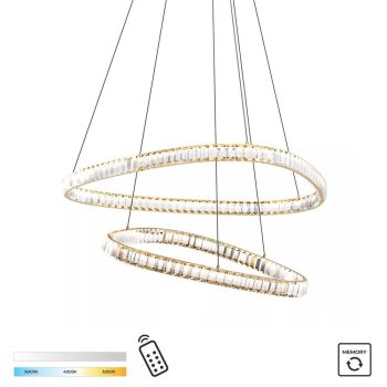 ZUMA LINE LE PENDANT ATHESA MD3169-2-3GT 38W CCT