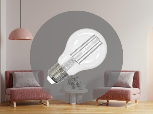 NEDES LED Filament FEHÉR 9W - A60 / E27 / 3000K - ZWF102