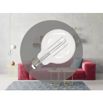 NEDES LED Filament FEHÉR 13W - G95 / E27 / 3000K - ZWF104