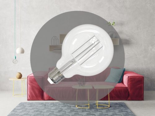 NEDES LED Filament FEHÉR 13W - G95 / E27 / 3000K - ZWF104