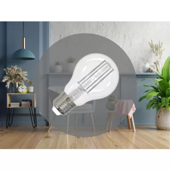 NEDES LED Filament FEHÉR 7,5W - A60 / E27 / 4000K - ZWF201