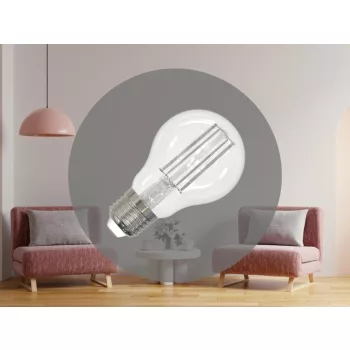 NEDES LED Filament FEHÉR 9W - A60 / E27 / 4000K - ZWF202