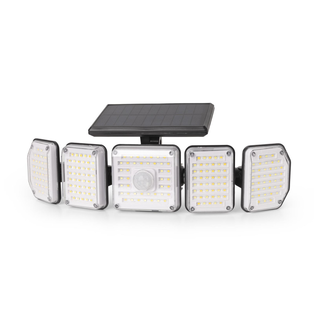Entac Napelemes Műanyag Fali lámpa 2.5W SMD CCT 5 fej